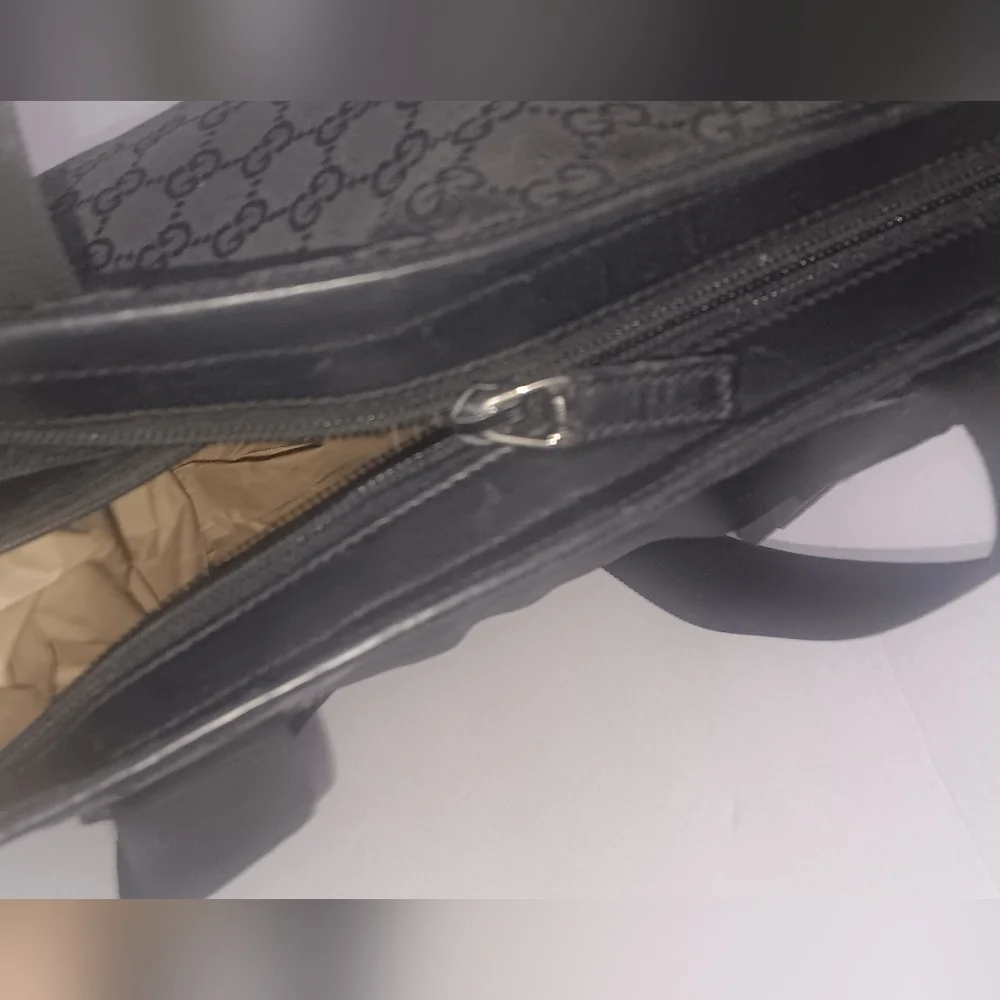 Gucci GG PREOWNED Tote Bag Gucci Monogram Black Tote Bag - Picture 2 of 7